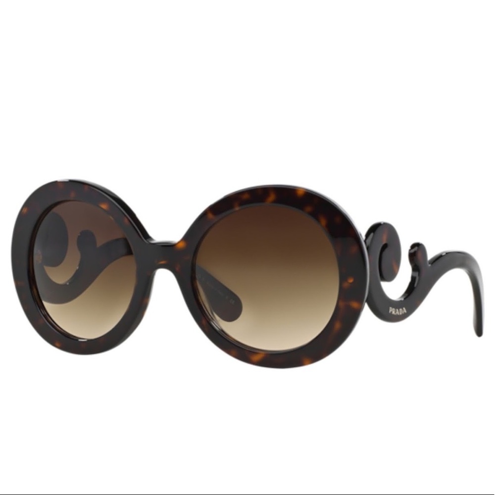 Prada Baroque 27NS sunglasses in Tortoise